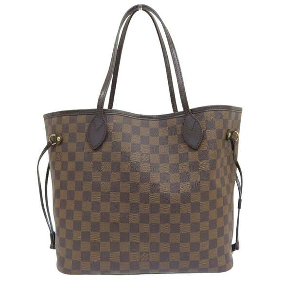 Louis Vuitton Handbags - LOUIS VUITTON Authentic Brown Damier Neverfull MM Tote Bag